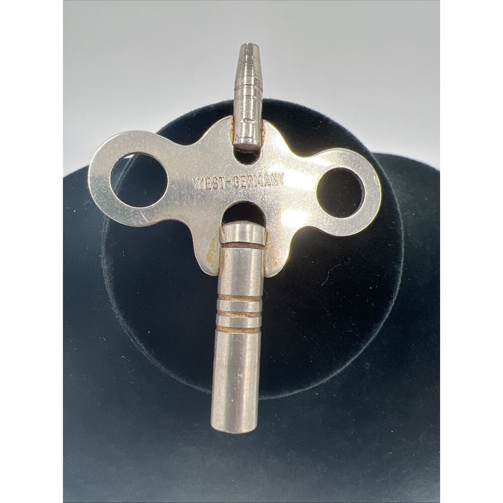 Antique Clock Key West Germany Double End Clock Wind Up Key 54380